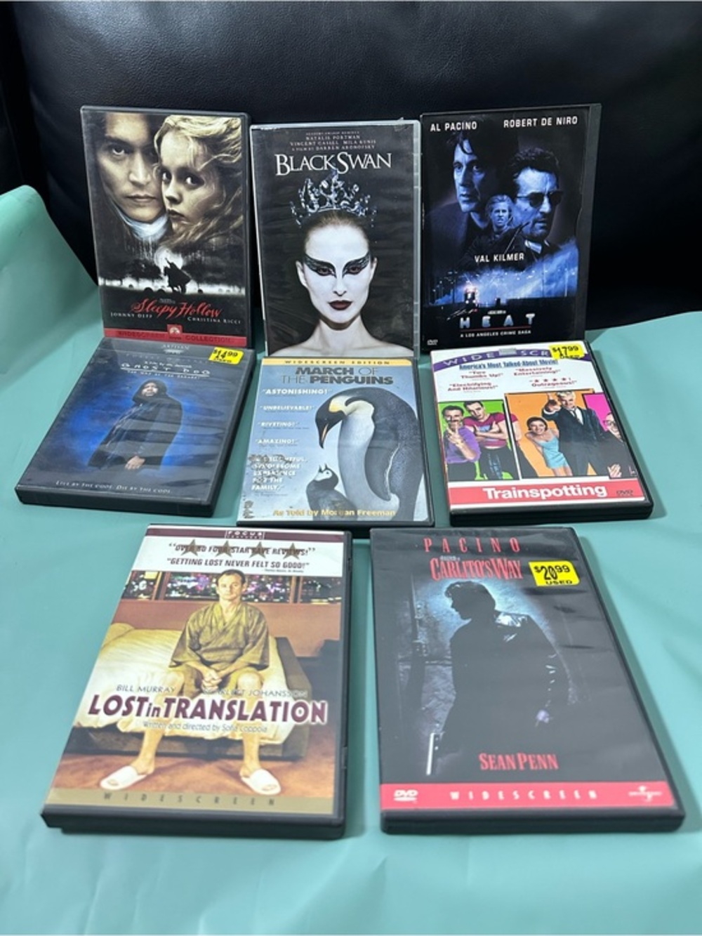 Vintage DVD Movie Lot Black Swan Trainspotting Heat Lost In Translation